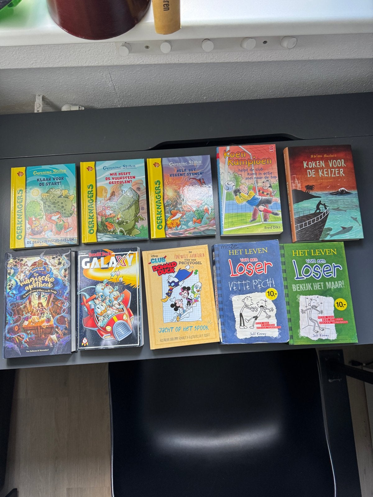 Diverse kinderboeken: Geronimo Stilton, Koen Kampioen, Loser, Ophalen, Gelezen, Fictie algemeen