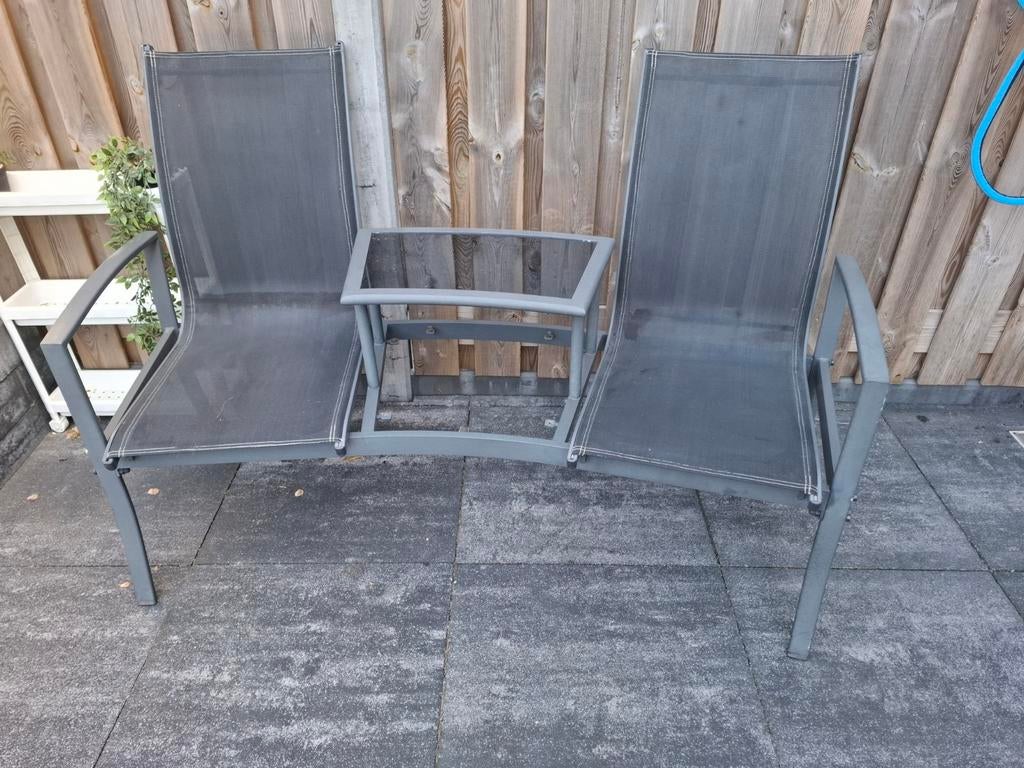 Tete a tete / tuinbankje, Tuin en Terras, Tuinsets en Loungesets, Ophalen, Gebruikt, 2 zitplaatsen