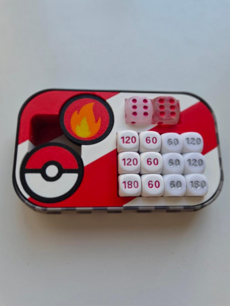 Pokemon Mini Tin Insert + Tokens + Dobbelstenen, Ophalen of Verzenden, Overige typen