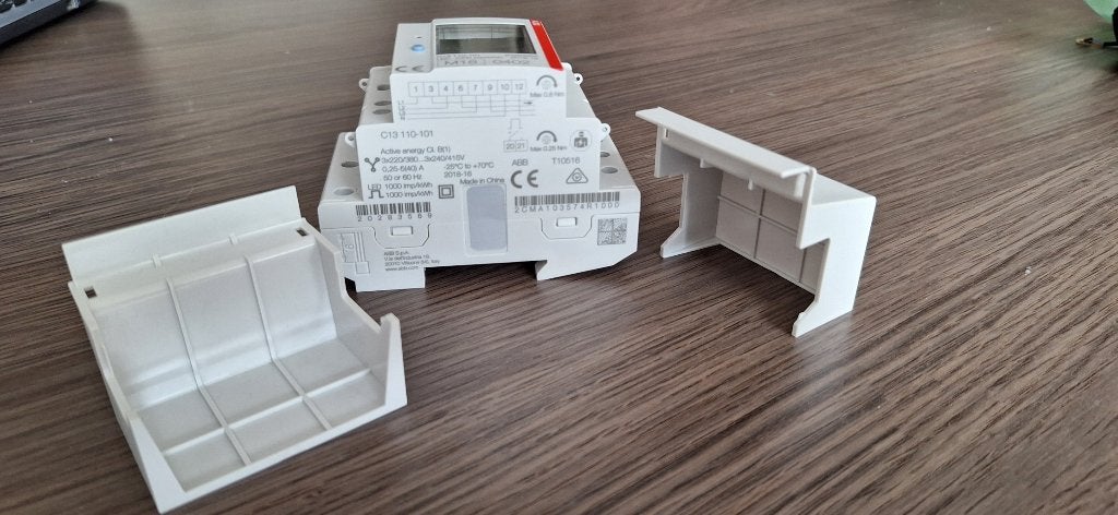 ABB kwh meter 3 fase 5a c13 110-101 mid, Ophalen of Verzenden, Zo goed als nieuw, ABB, Overige typen