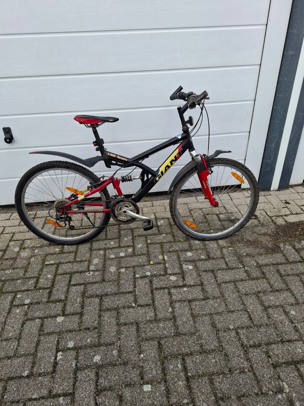 Giant CSN Team Mountainbike - Gebruikt, Gebruikt, 49 tot 53 cm, Dames, Velgrem
