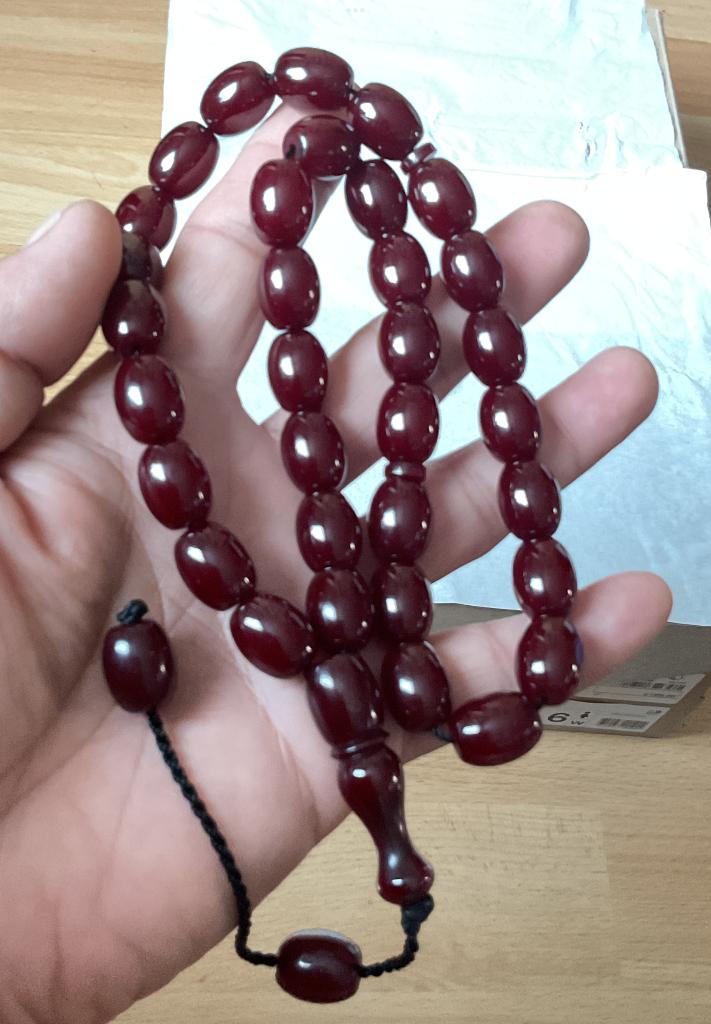Bakeliet Tesbih, Ophalen of Verzenden, Overige materialen, Armband