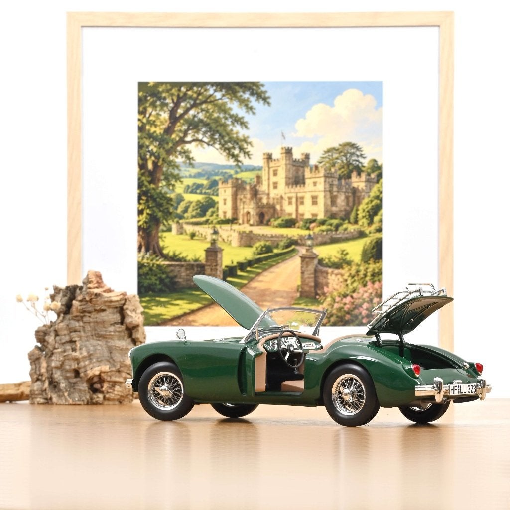 Norev 1:18 MGA 1955 British Racing Green, -, Nieuw, Norev, Ophalen of Verzenden