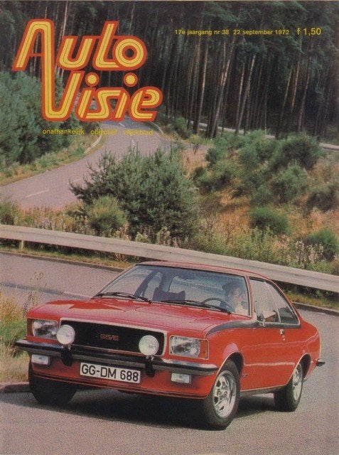 Autovisie 38 1972 : Lancia 2000 Berlina - Volvo 343 - Daf 66, Ophalen of Verzenden, Gelezen, Algemeen