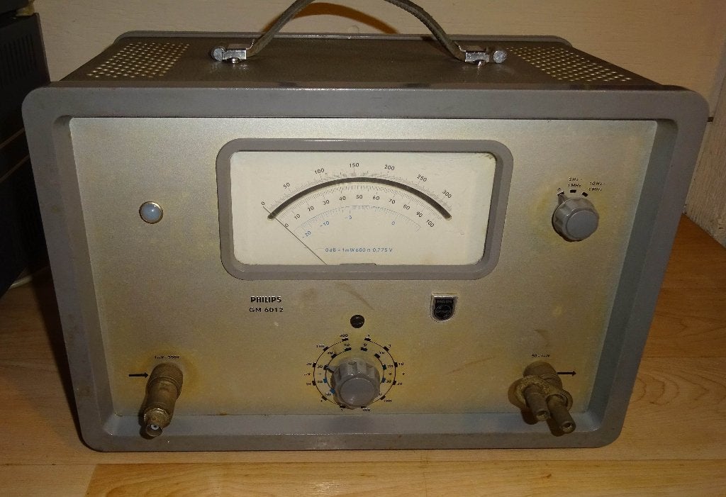 Meetinstrument: Philips Buisvoltmeter GM6012, Ophalen, Gebruikt