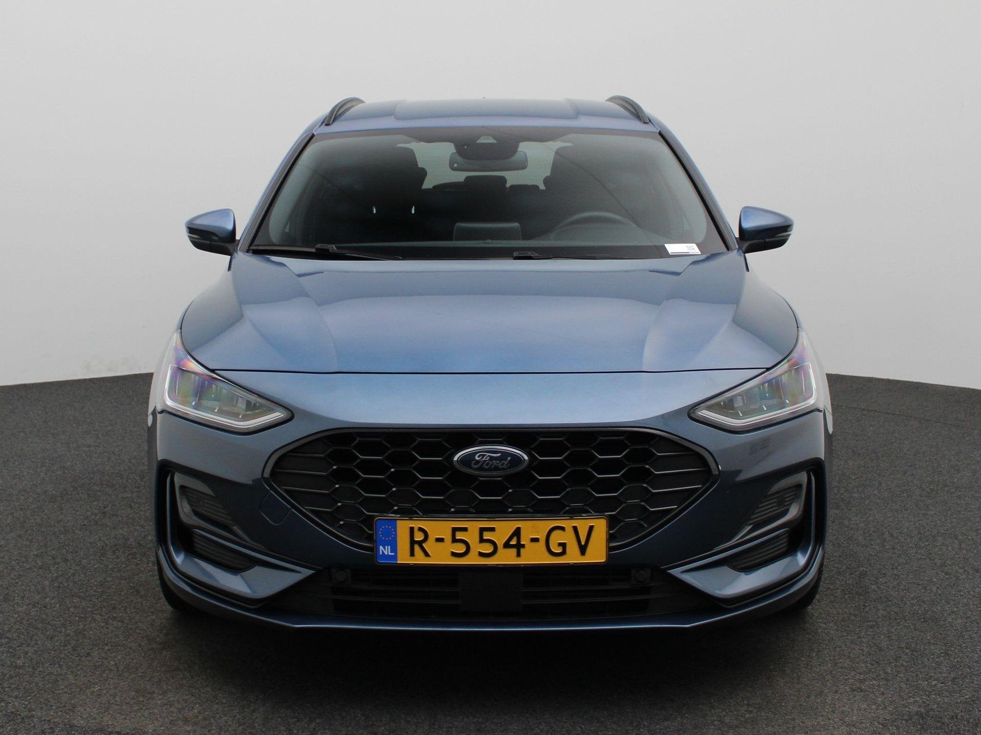 Ford Focus Wagon 1.0 EcoBoost Hybrid ST Line | Achteruitrijc, Auto's, 12 maanden, Gebruikt, Euro 6, Blauw