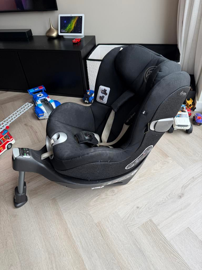 Cybex Isofix Base Z en Sirona Z i-Size autostoel, Gebruikt, 0 t/m 18 kg, Verstelbare rugleuning, Isofix