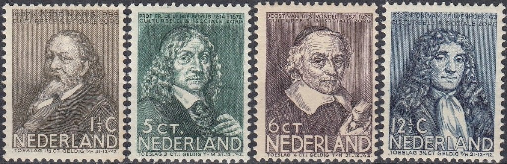 Nederland 2.54.1-1937- Zomerzegels- NVPH-296-299- O, Postzegels en Munten, Postzegels | Nederland, Verzenden, T/m 1940, Postfris
