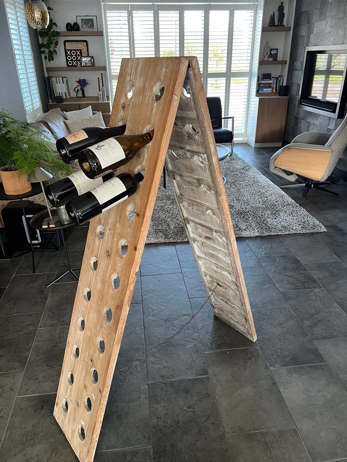 Wijnrek, Ophalen of Verzenden, Zo goed als nieuw, Hout