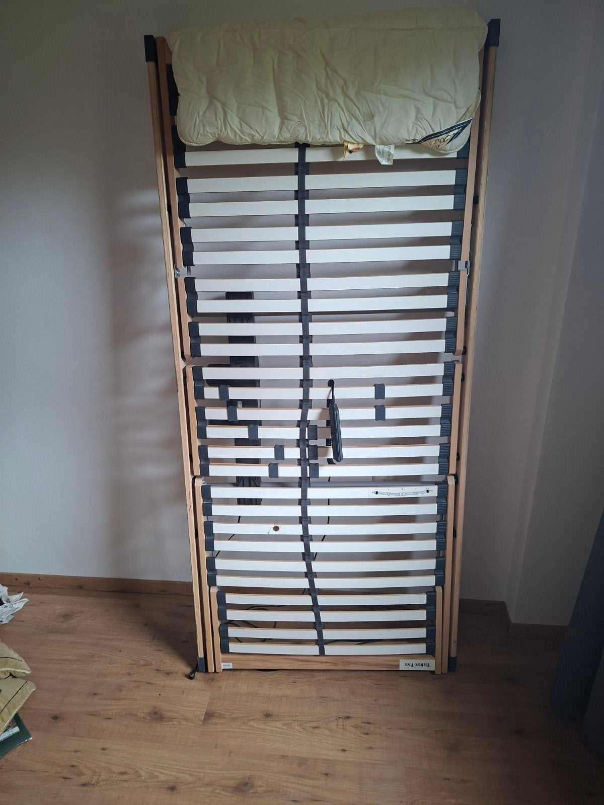 Elektrische lattenbodem - Elektro Flex, Huis en Inrichting, Ophalen, 90 cm, Eenpersoons, Zo goed als nieuw