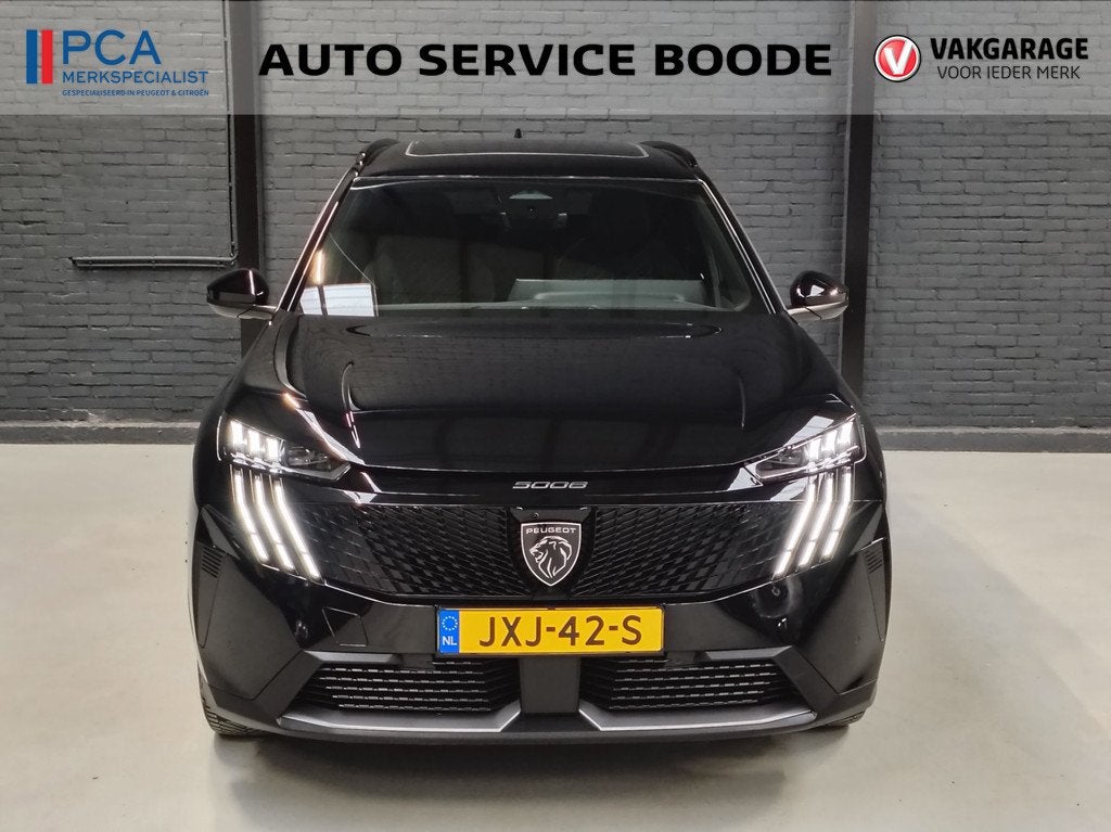 Peugeot 5008 1.2 Hybrid (136 pk) GT - 7-zits - schuifdak - a, Auto's, Peugeot, 136 pk, Gebruikt, 1199 cc, 7 stoelen