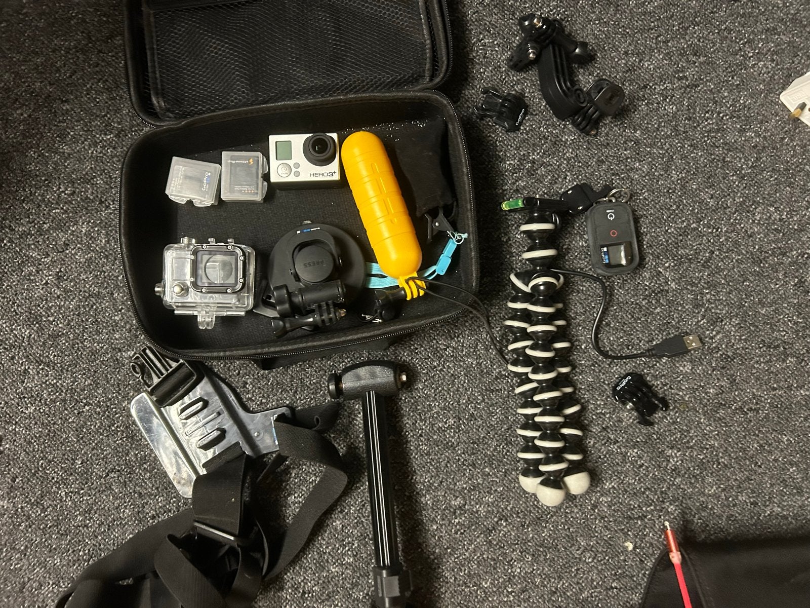 GoPro Hero 3+ met uitgebreide accessoires set, Ophalen of Verzenden, Gebruikt, GoPro