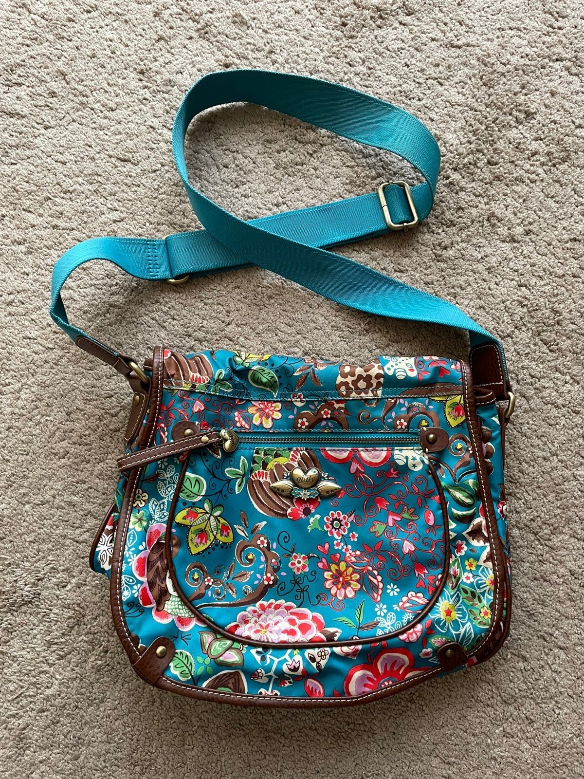 oilily Schoudertas., Verzenden, Gebruikt, Blauw, Schoudertasje
