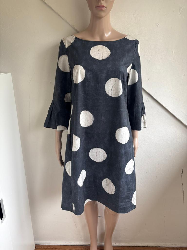 Luisa Cerano jurk maat M blauw wit polkadot, Kleding | Dames, Maat 38/40 (M), Overige kleuren, Ophalen of Verzenden, Zo goed als nieuw