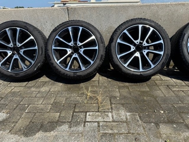 Mercedes Benz velgen + winterbanden, Ophalen, 18 inch, Velg(en), Winterbanden