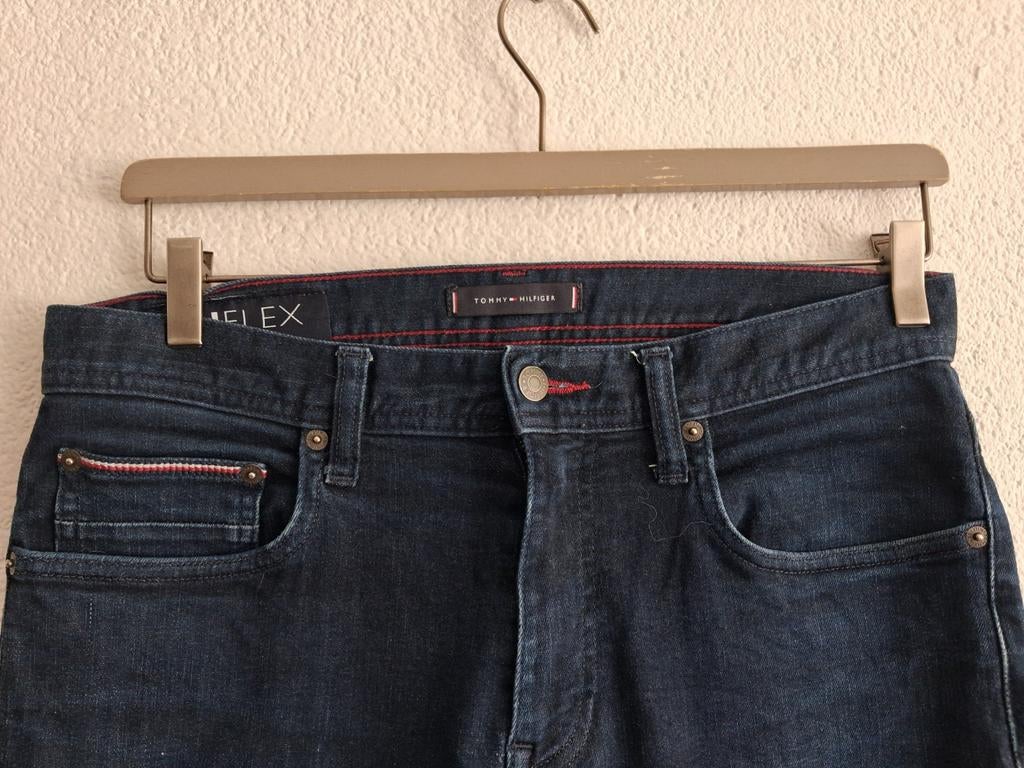 Tommy Hilfiger Bleecker Stretch Slim Fit Jeans W32/L36, Blauw, Tommy Hilfiger, W32 (confectie 46) of kleiner, Ophalen of Verzenden