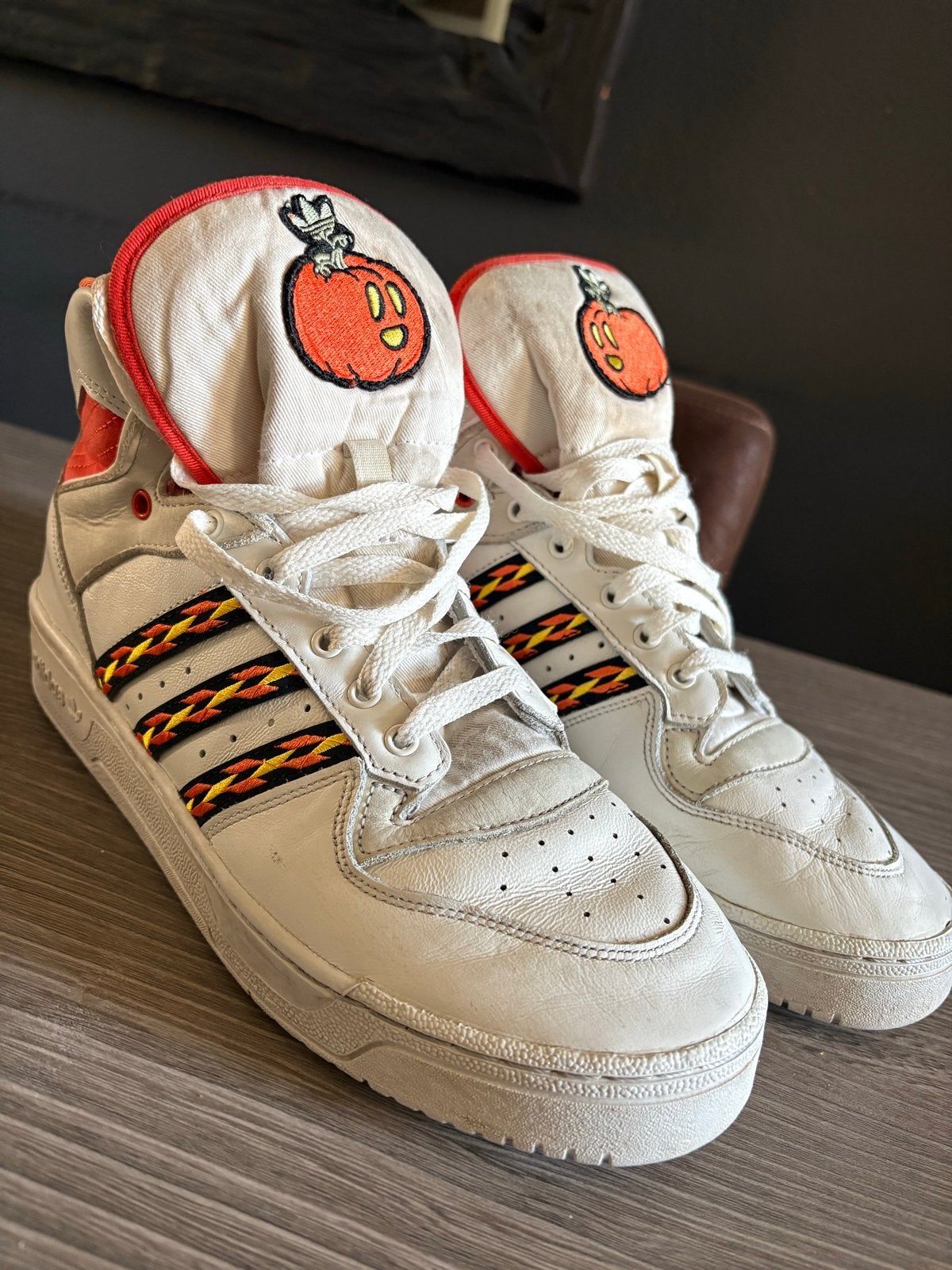 Adidas Rivalry High Top Sneakers, Ophalen, Gedragen, Wit, Sneakers of Gympen