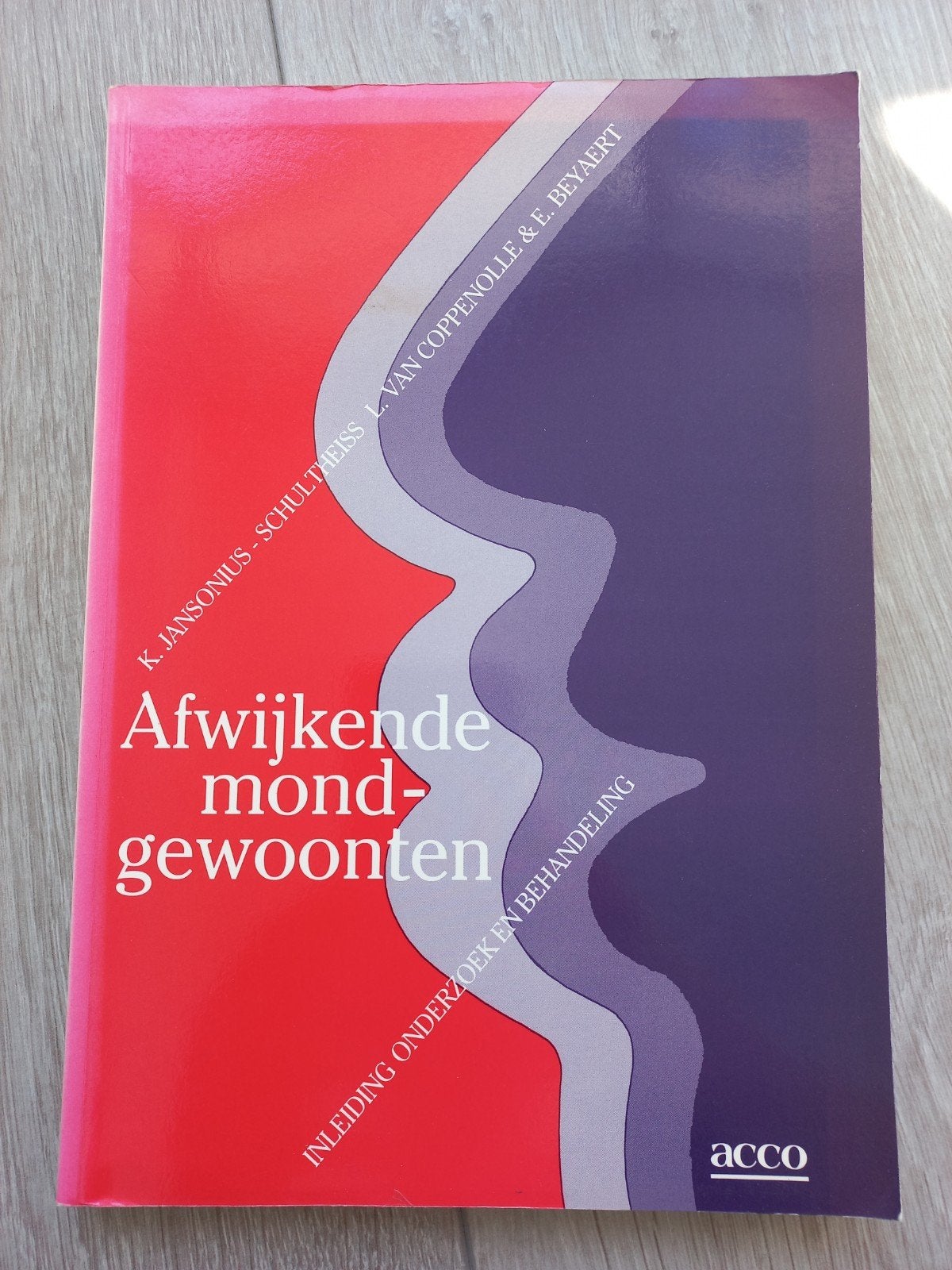K. Jansonius-Schultheiss - Afwijkende mondgewoonten, Ophalen of Verzenden, Zo goed als nieuw, Natuurwetenschap, K. Jansonius-Schultheiss; L. van Coppenolle; E. Beyaert
