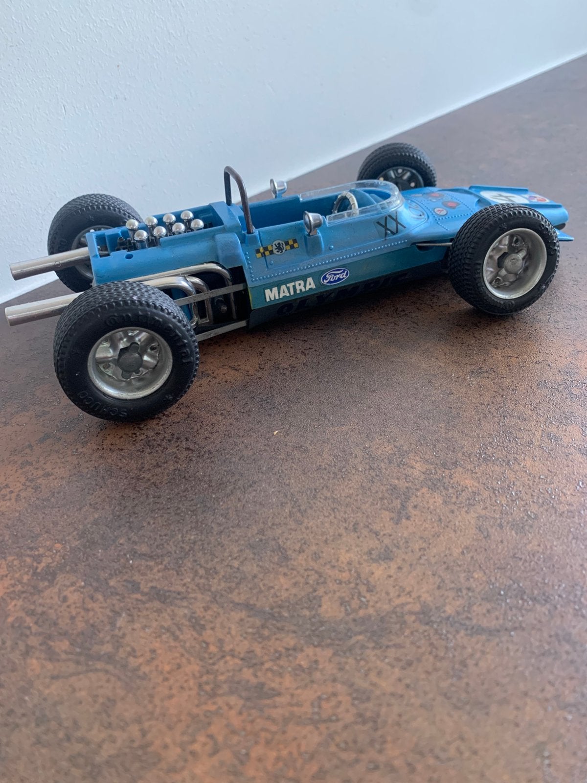 Vintage Schuco 1074 Matra Formel 1 mét opwinsleutel, Ophalen of Verzenden, Gebruikt, Motoren