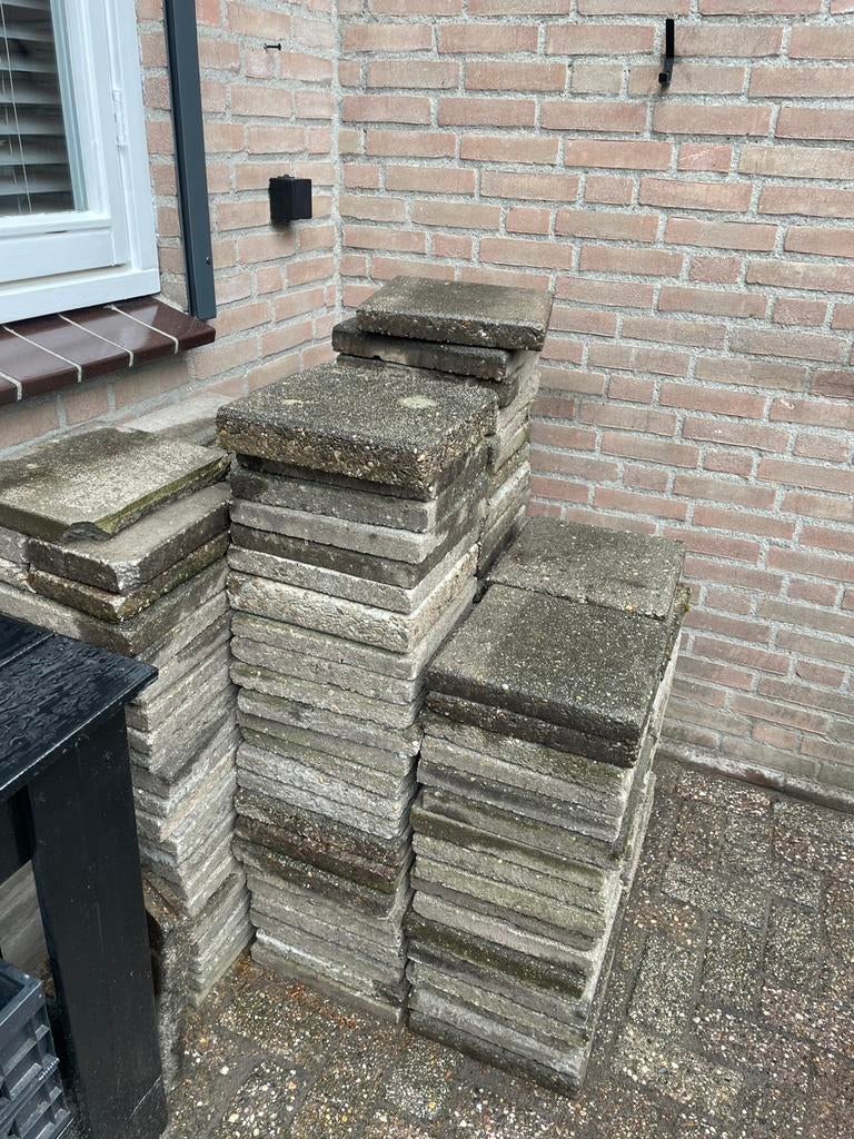 Gratis op te halen: 30x30 stoeptegels, Tuin en Terras, Ophalen, Zo goed als nieuw, Overige materialen