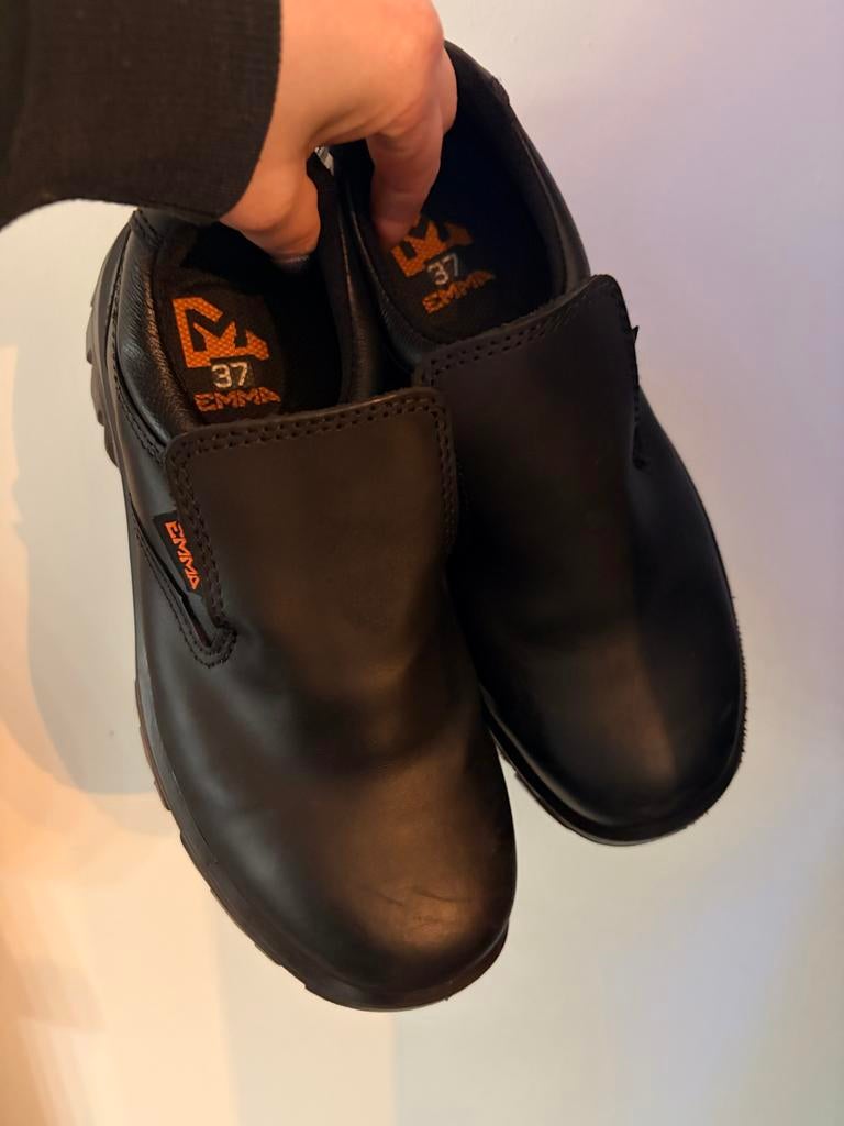 Emma werkschoenen maat 37, Kleding | Dames, Schoenen, Ophalen of Verzenden, Zo goed als nieuw, Zwart, Werkschoenen
