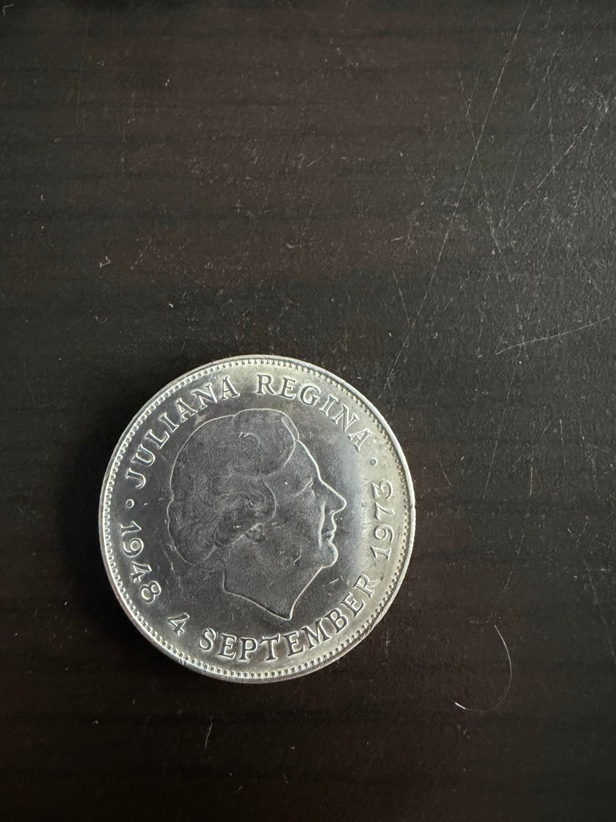 Zilveren 10 Gulden Munt Koningin Juliana 1973, Postzegels en Munten, Koningin Juliana, Zilver, Ophalen of Verzenden, Losse munt