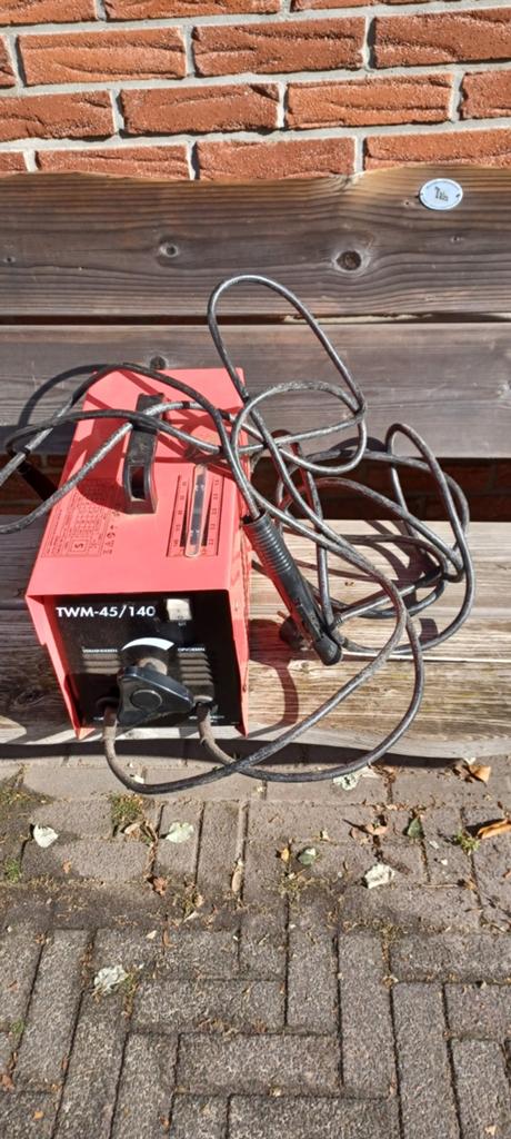 Elektrode lasapparaat 140 Amp. 220 V, Ophalen, Gebruikt, 150 tot 250 ampère, Elektroden