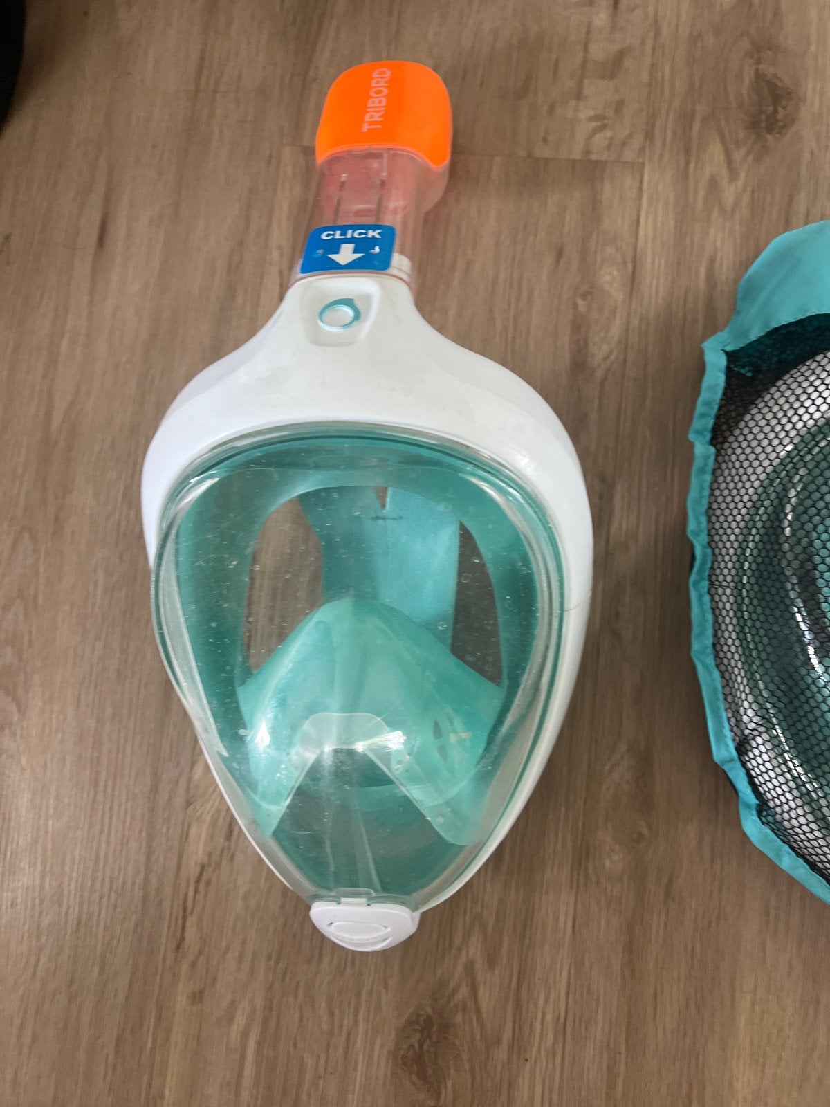 Tribord Easybreath Snorkelmasker - Maat S/M, Watersport en Boten, Ophalen of Verzenden, Gebruikt, Snorkelmasker