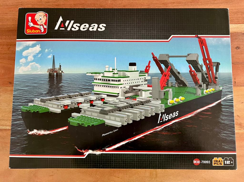 Sluban Allseas Pioneering Spirit M38-70093 – COMPLEET!, Ophalen of Verzenden, Zo goed als nieuw