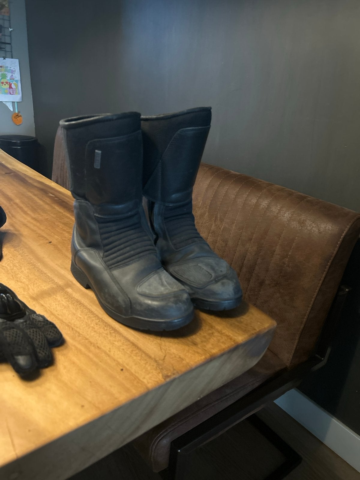 Nette zwarte dames motorlaarzen - Maat 38, Motoren, Kleding | Motorkleding, Ophalen of Verzenden, Tweedehands, Dames, Laarzen