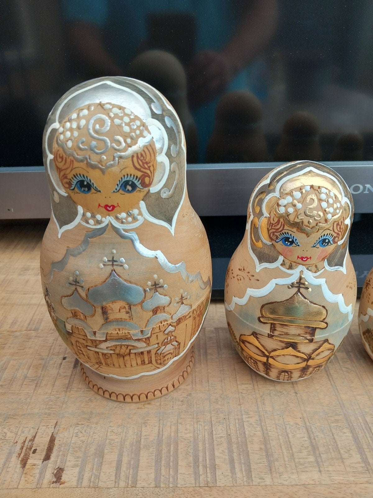 Matroesjka 7 poppen, Russische nestpop Mатрёшка., Antiek en Kunst, Ophalen of Verzenden