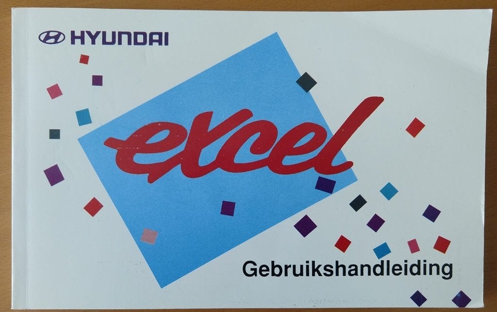 Gebruikshandleiding Hyundai Excel (druk 1994), Ophalen of Verzenden