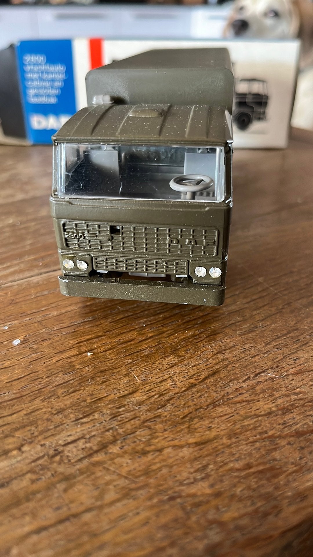 Lion Car 1/50 Daf 2800 vrachtwagen nr.66 legeruitvoering, Hobby en Vrije tijd, Modelauto's | 1:50, Ophalen of Verzenden, Nieuw