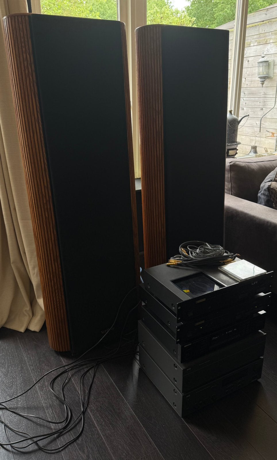 Infinity Kappa 9 Luidsprekers - Topklasse Geluid, Zo goed als nieuw, 120 watt of meer, Front, Rear of Stereo speakers, Ophalen