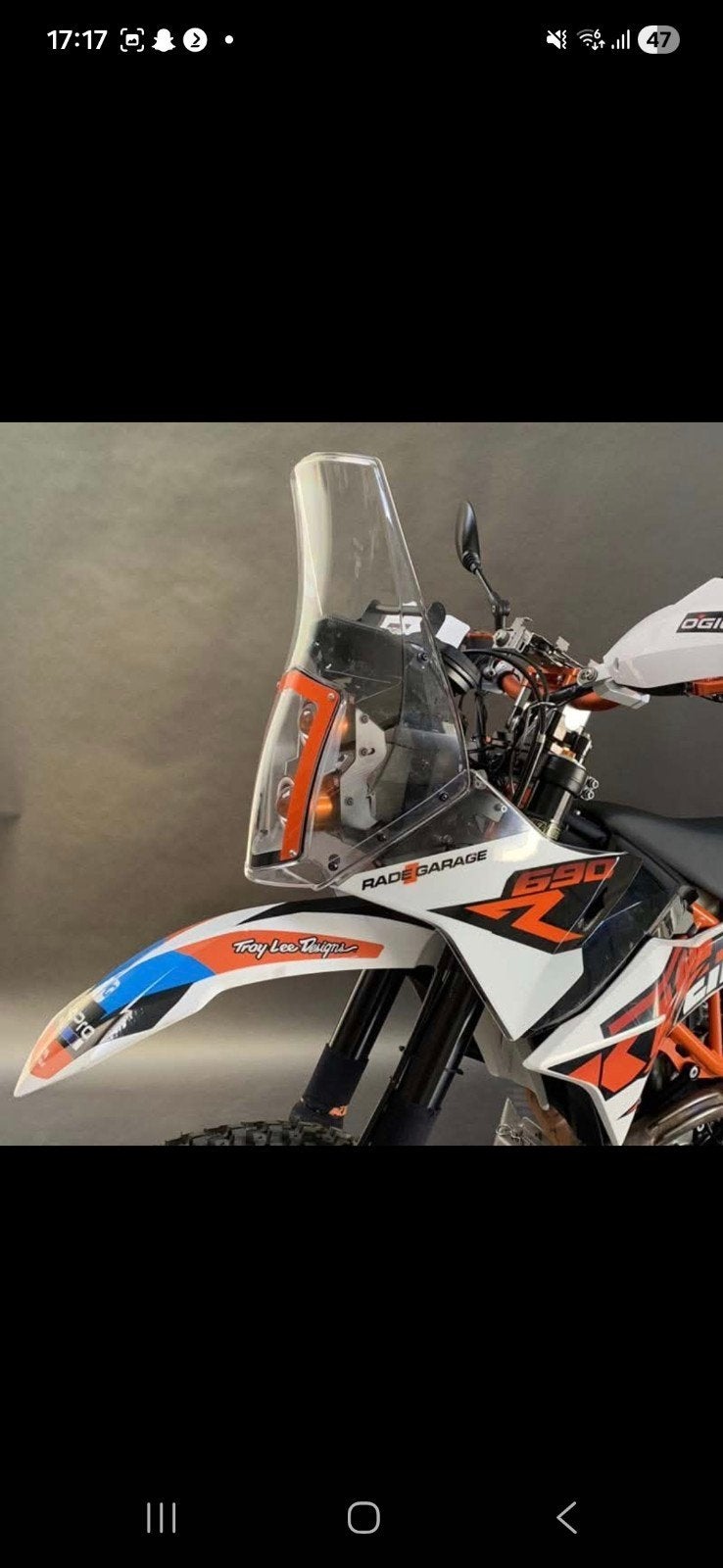 Gezocht: Rade Garage rallykit KTM 690 Enduro (2012-2018), Ophalen of Verzenden, Gebruikt