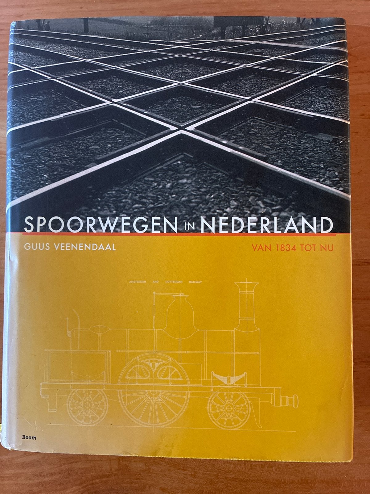 Spoorwegen in Nederland: Van 1834 tot nu - Guus Veenendaal, Ophalen of Verzenden, Gelezen, Trein