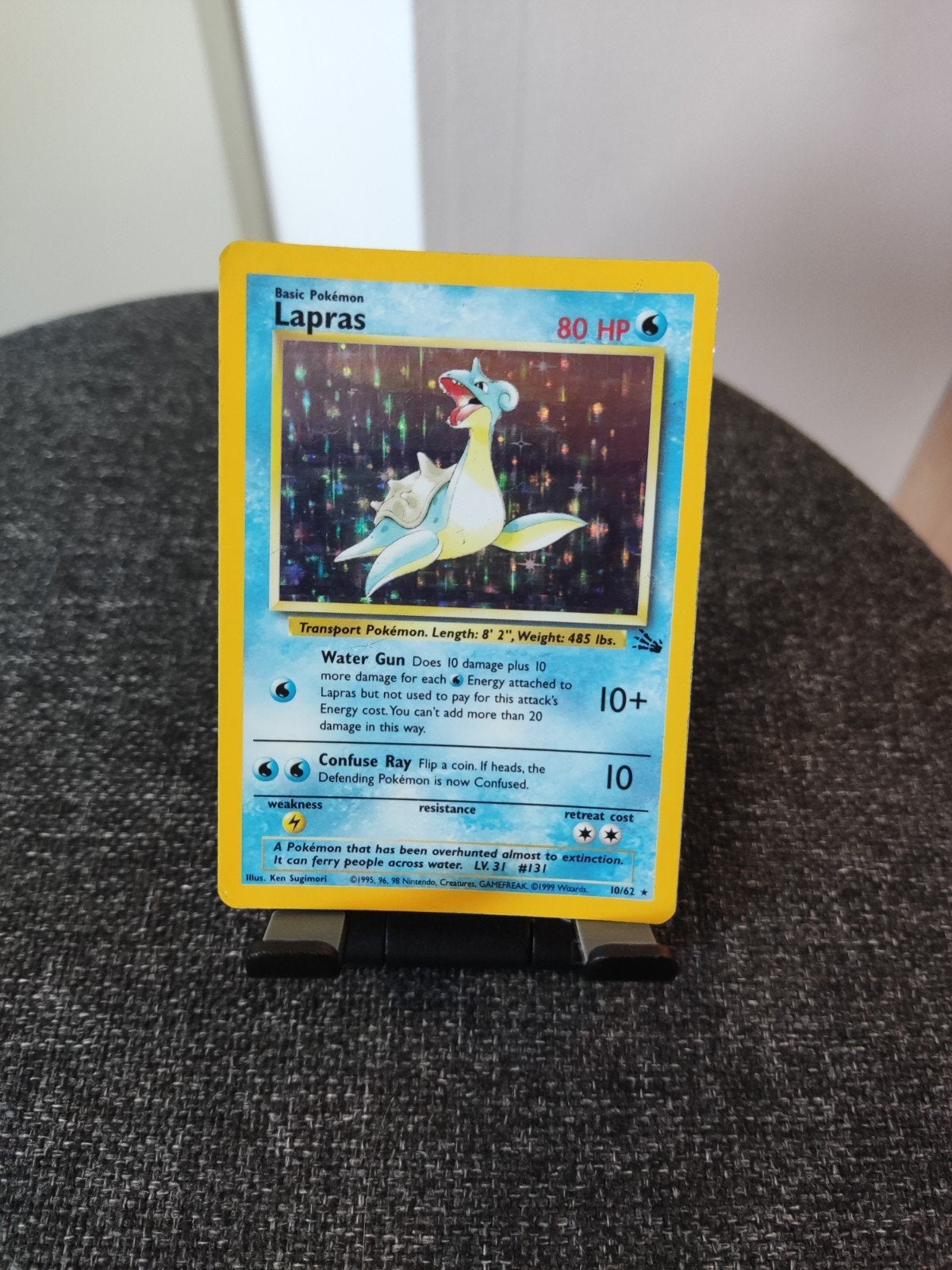 Lapras 10/62 Fossil Holo, Ophalen of Verzenden, Zo goed als nieuw