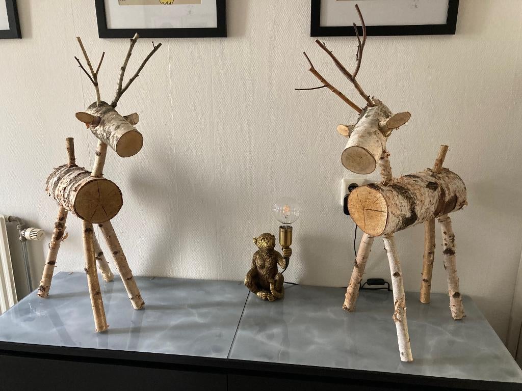 houten rendier per stuk, Ophalen of Verzenden, Nieuw