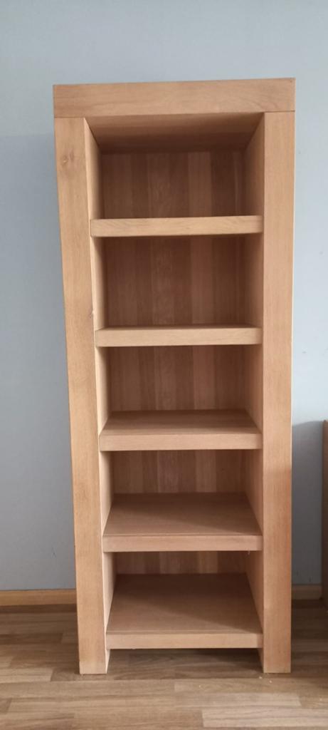 Boekenkast massief eikenhout, Huis en Inrichting, Kasten | Boekenkasten, Ophalen, Met plank(en), Minder dan 50 cm, Gebruikt