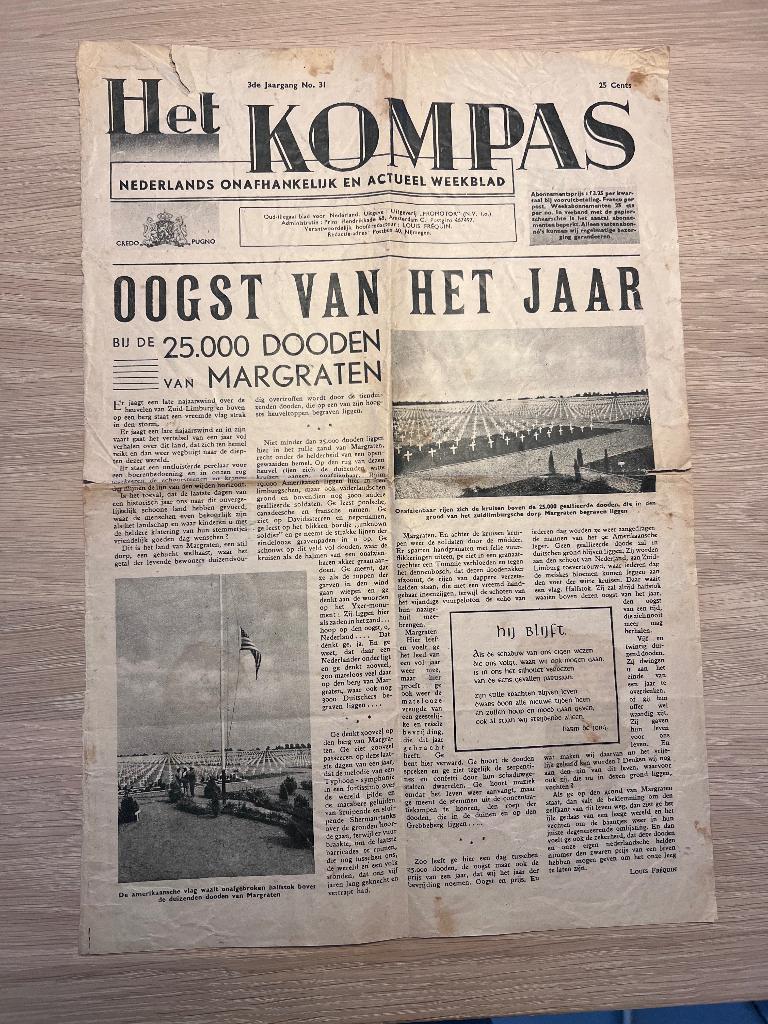 Het Kompas (december 1945), Ophalen of Verzenden, Gelezen, Krant