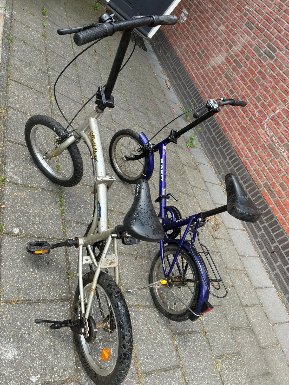 Twee opvouwbare fietsen: Citybike en Raket, Gebruikt, Velgrem, Dames, Ophalen