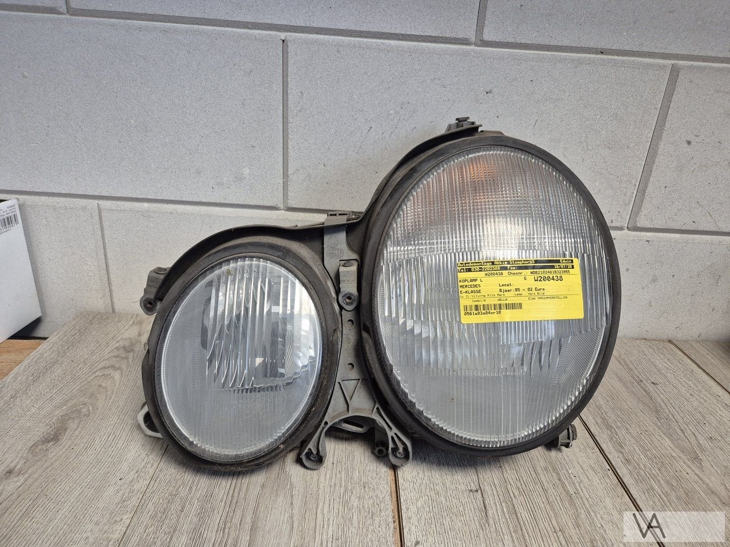 Mercedes E klasse W210 1999 - 2002 koplamp links ORIGINEEL ., Gebruikt, -, Ophalen of Verzenden, -