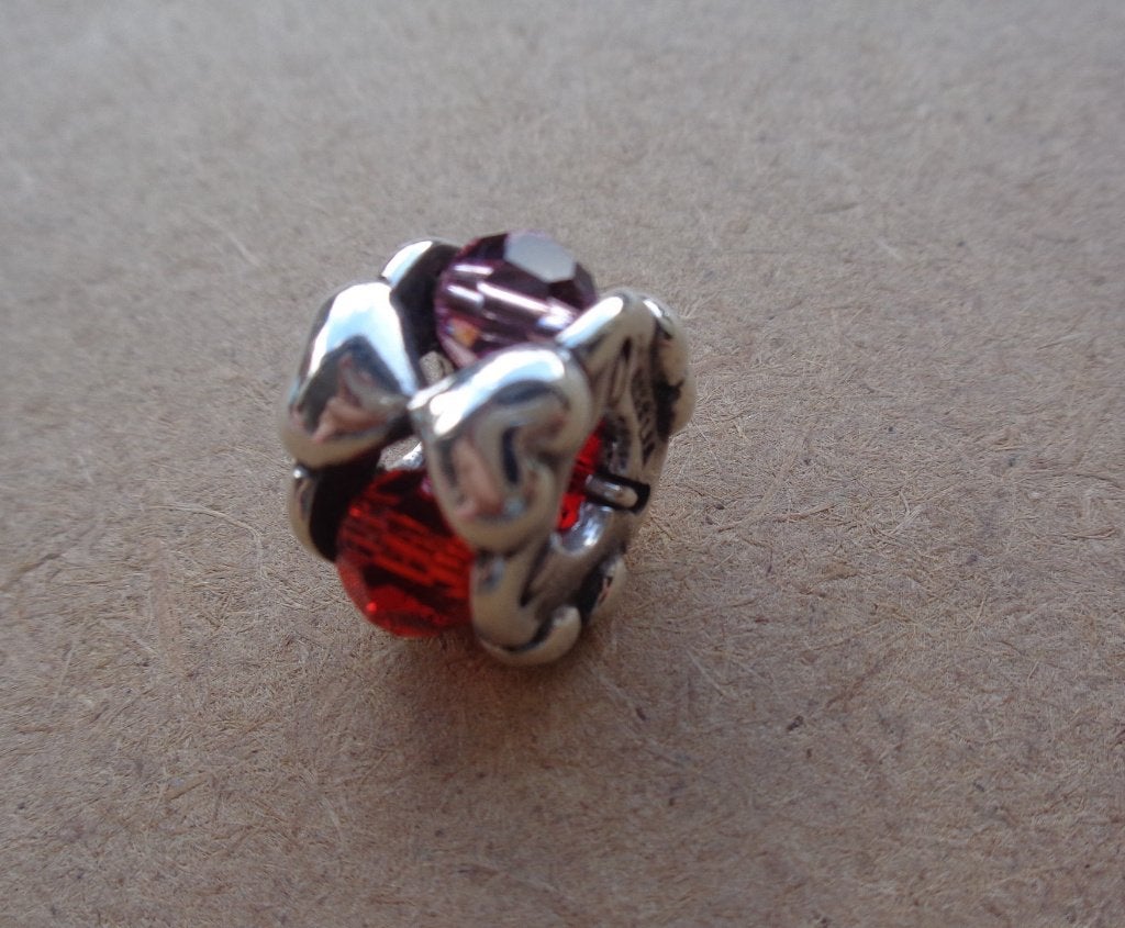zilveren trollbeads retired bedel VALENTINO [300], Verzenden, Zo goed als nieuw, Trollbeads, 1 bedel