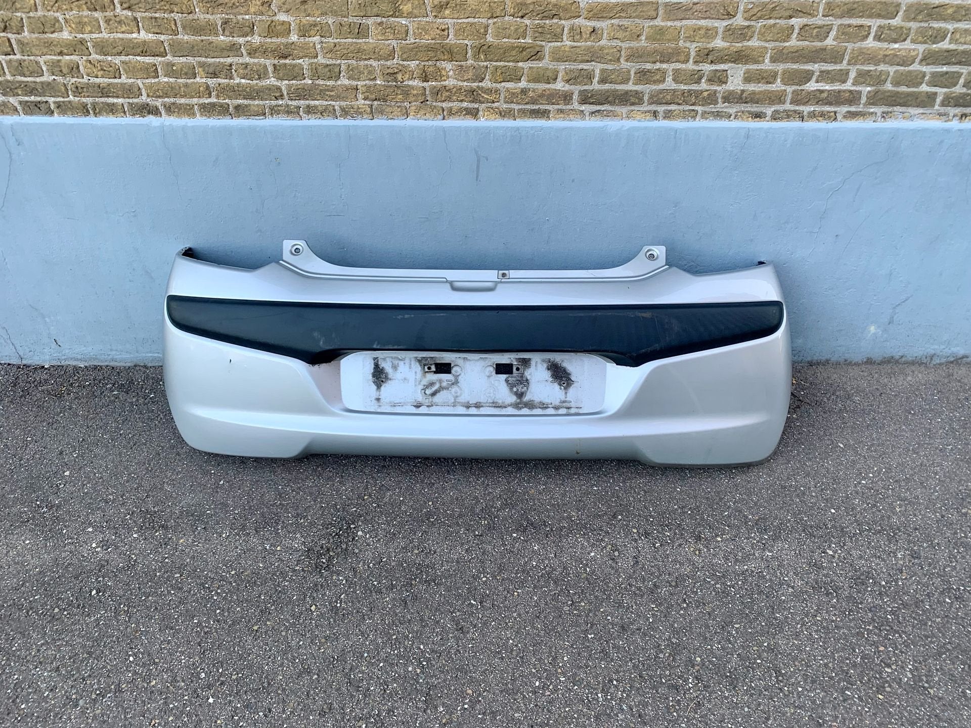 nissan pixo achterbumper 2009 tot 2014 grijs zilvergrijs, Gebruikt, -, Suzuki, -