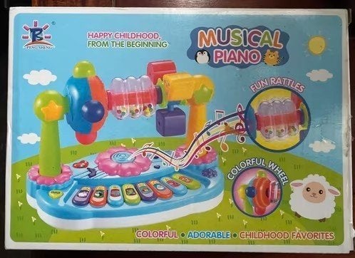 Muzikale kinder leer en speel piano, Ophalen of Verzenden, Gebruikt, Overige typen, Met licht