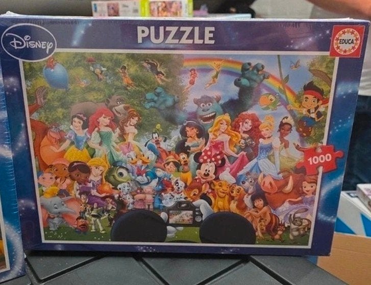 Leuke nieuwe Disney puzzel 1000 stukjes - Educa, Ophalen of Verzenden, Meer dan 50 stukjes, Nieuw, 6 jaar of ouder