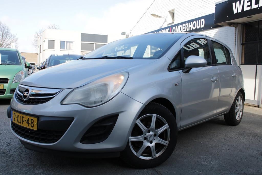 Opel Corsa 1.2-16V Berlin | Airco | Cruise control | Elec ra, Voorwielaandrijving, Euro 5, Gebruikt, Zwart