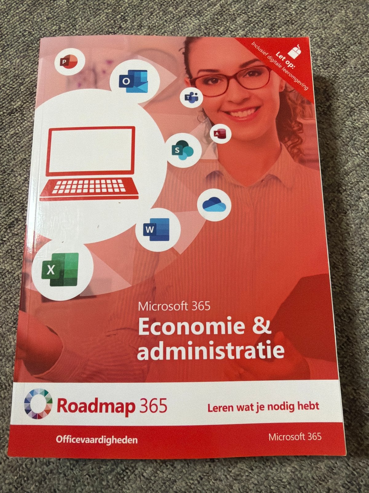 Microsoft 365 Economie & administratie - Roadmap 365, Boeken, Ophalen of Verzenden, Gamma, Zo goed als nieuw, MBO