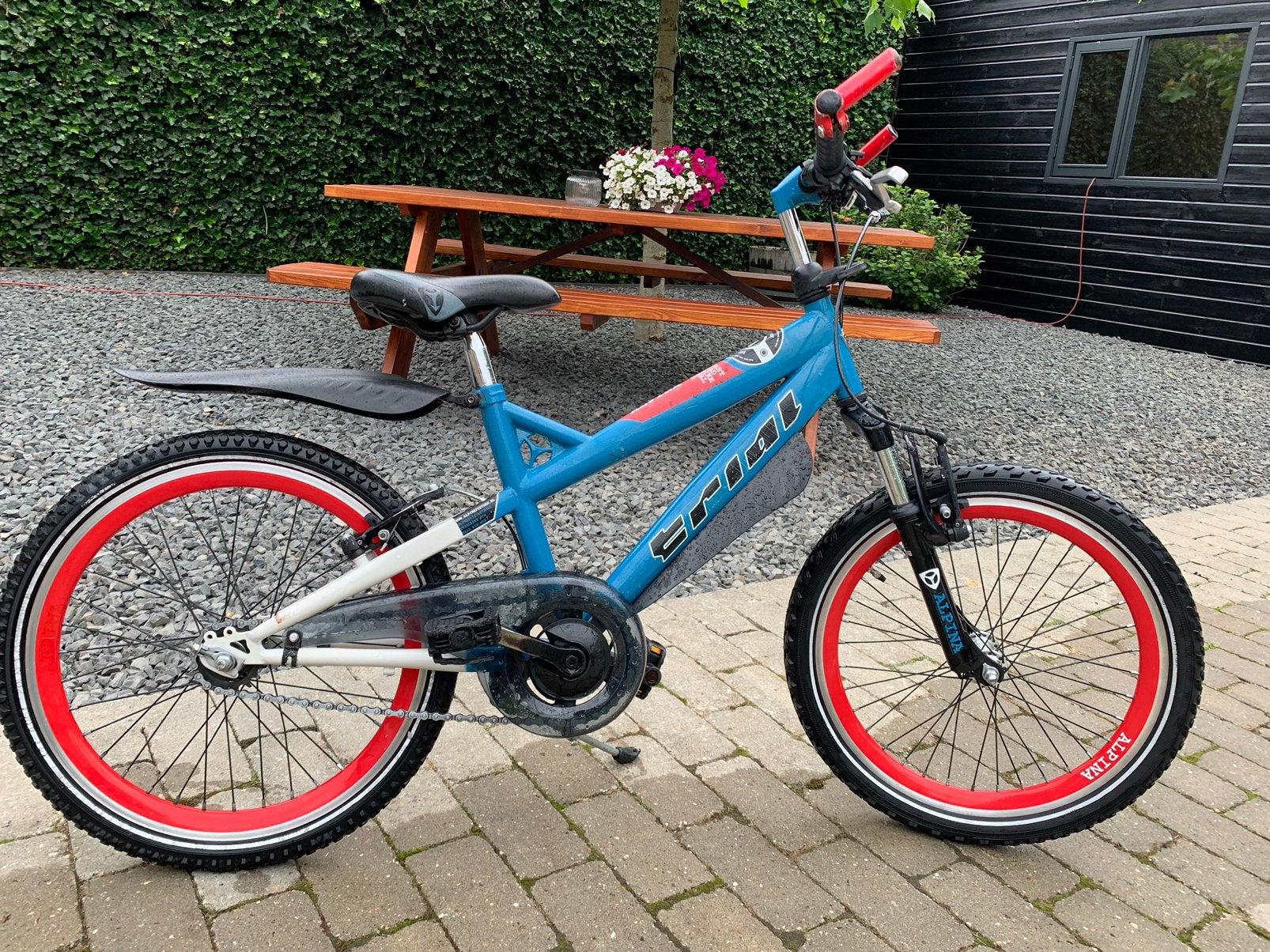 Alpina trail 20 inch jongensfiets., Ophalen, Terugtraprem, Gebruikt, Handrem