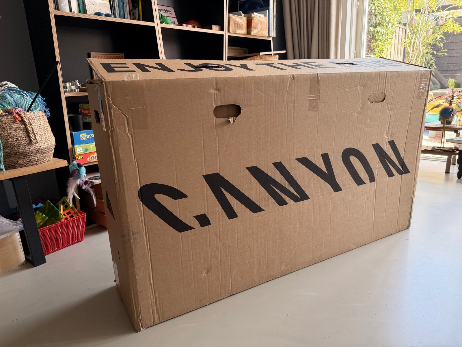Canyon fietsdoos voor veilig transport (MTB/gravel/race), Ophalen, Gebruikt, Overige typen, Minder dan 20 kg